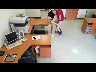 sex wife and her lover got on a hidden camera in the office [porn, fucking, incest
